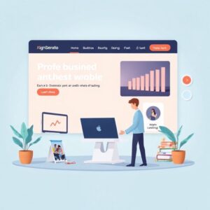 Разработка бизнес-сайта с фирменным стилем